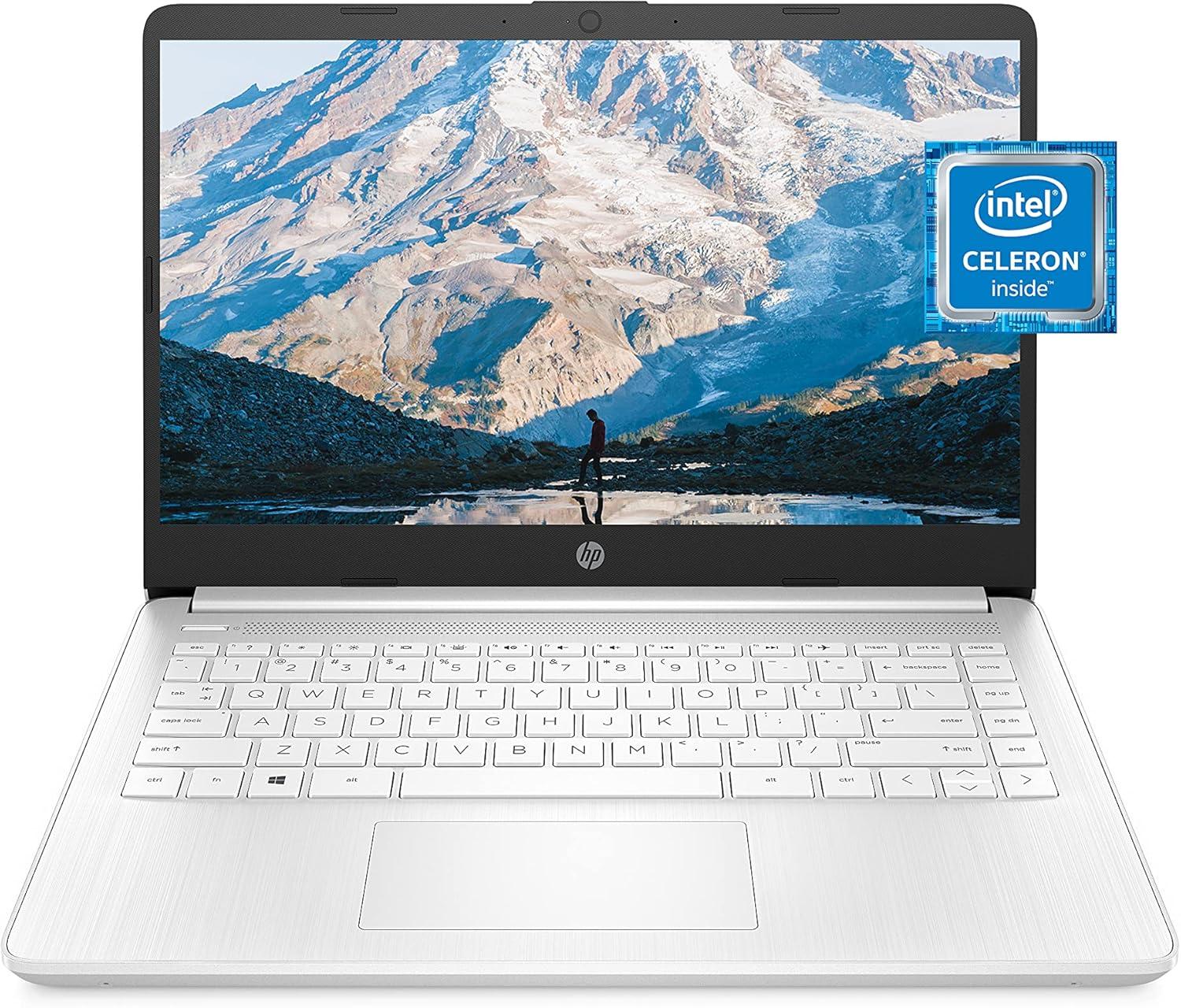 Snowflake White HP 14 vs. Celeron N4020... Tested, Surprising Insights for Laptop Buyers
