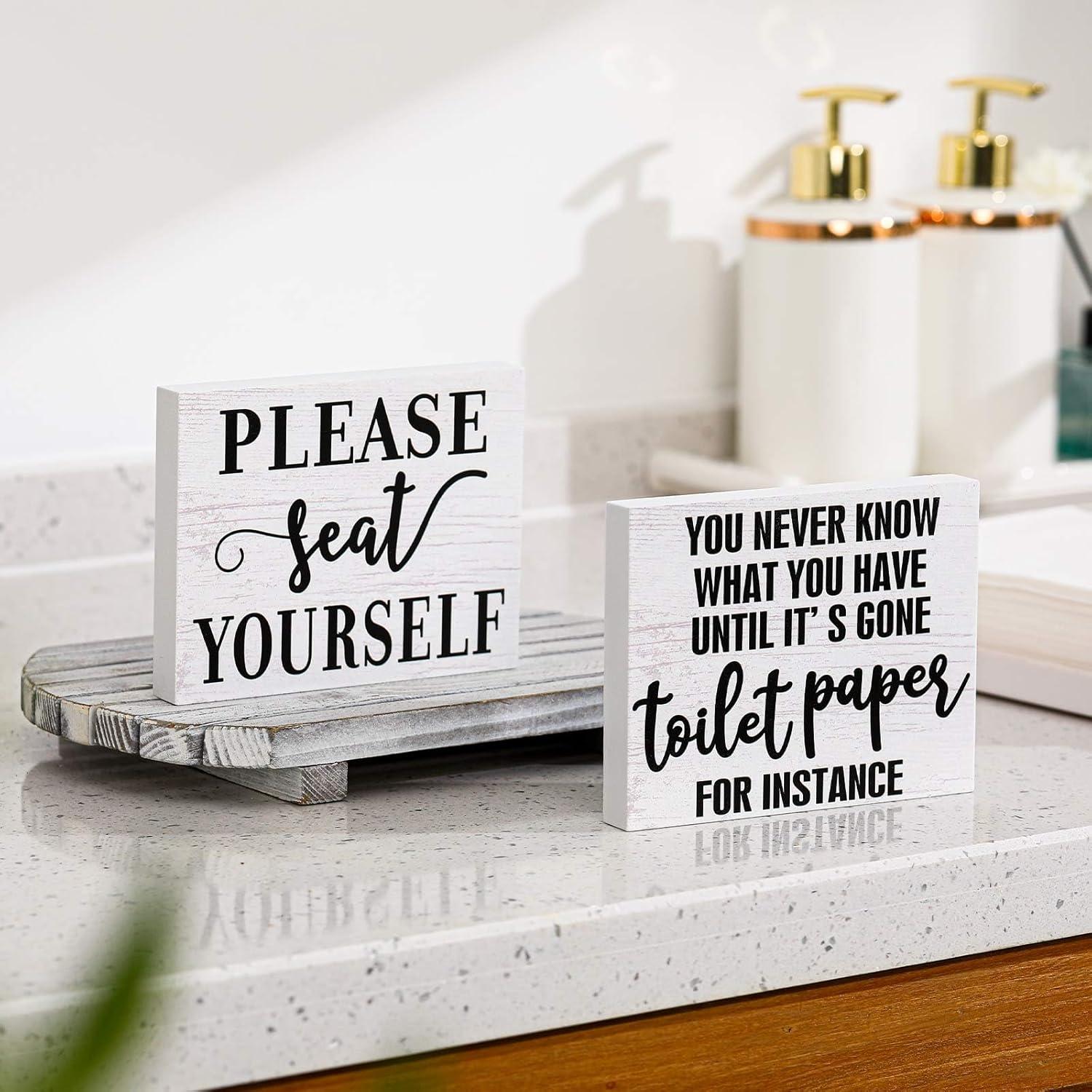 Funny Farmhouse Decor Showdown: Surprising Insights on Toilet Signs… Tested!